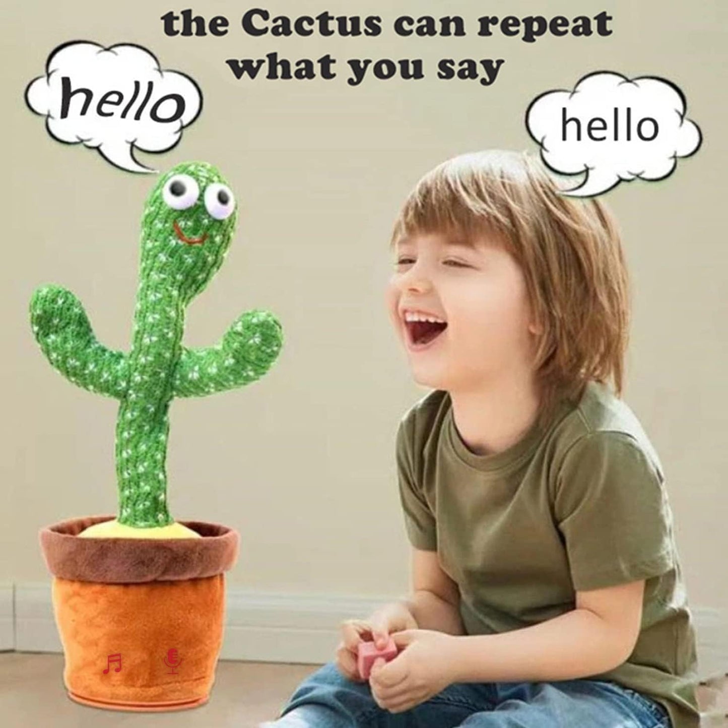 Cactus Singing Plush Toy