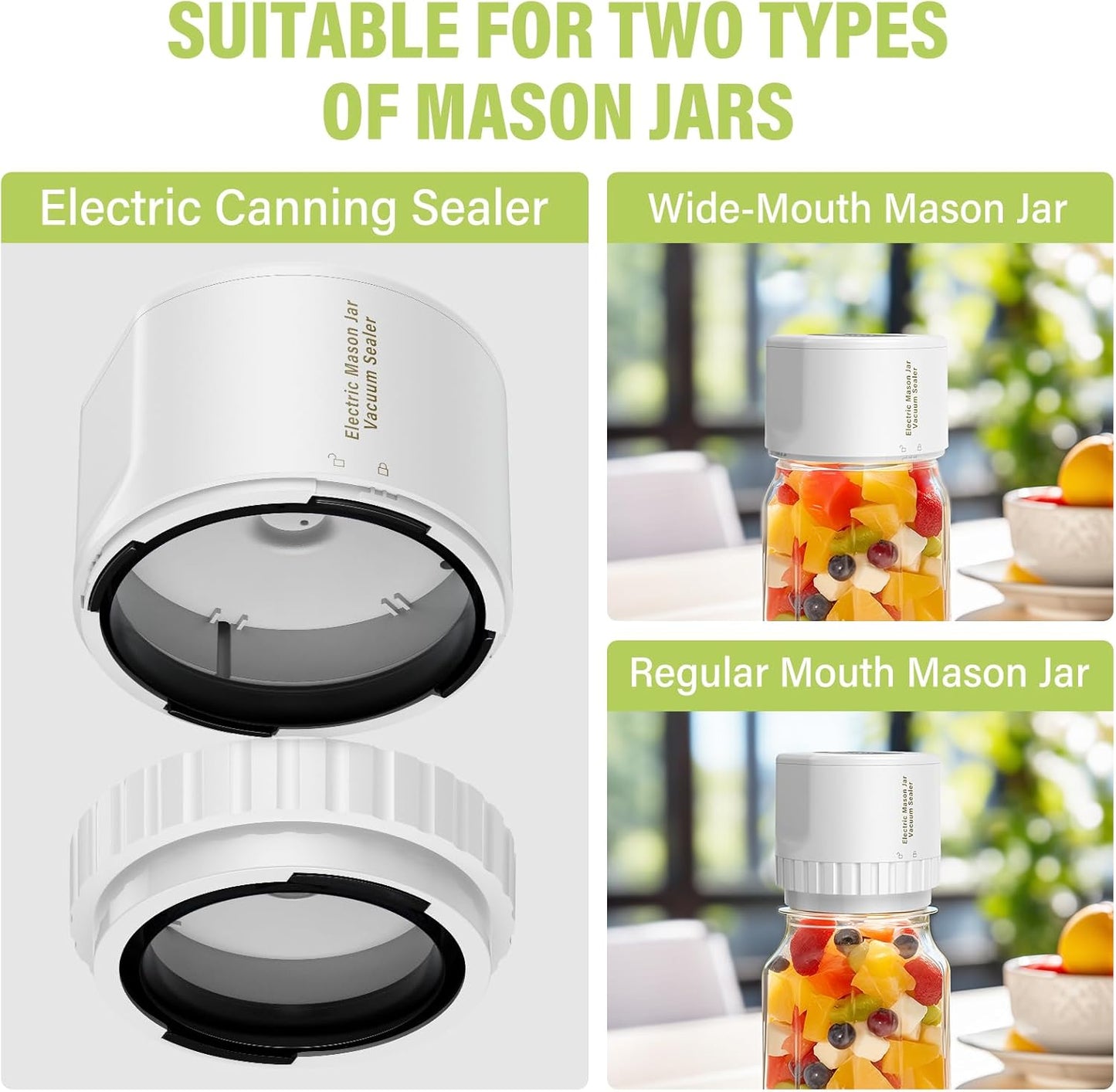 Electric Mason Jar Vacuum Sealer