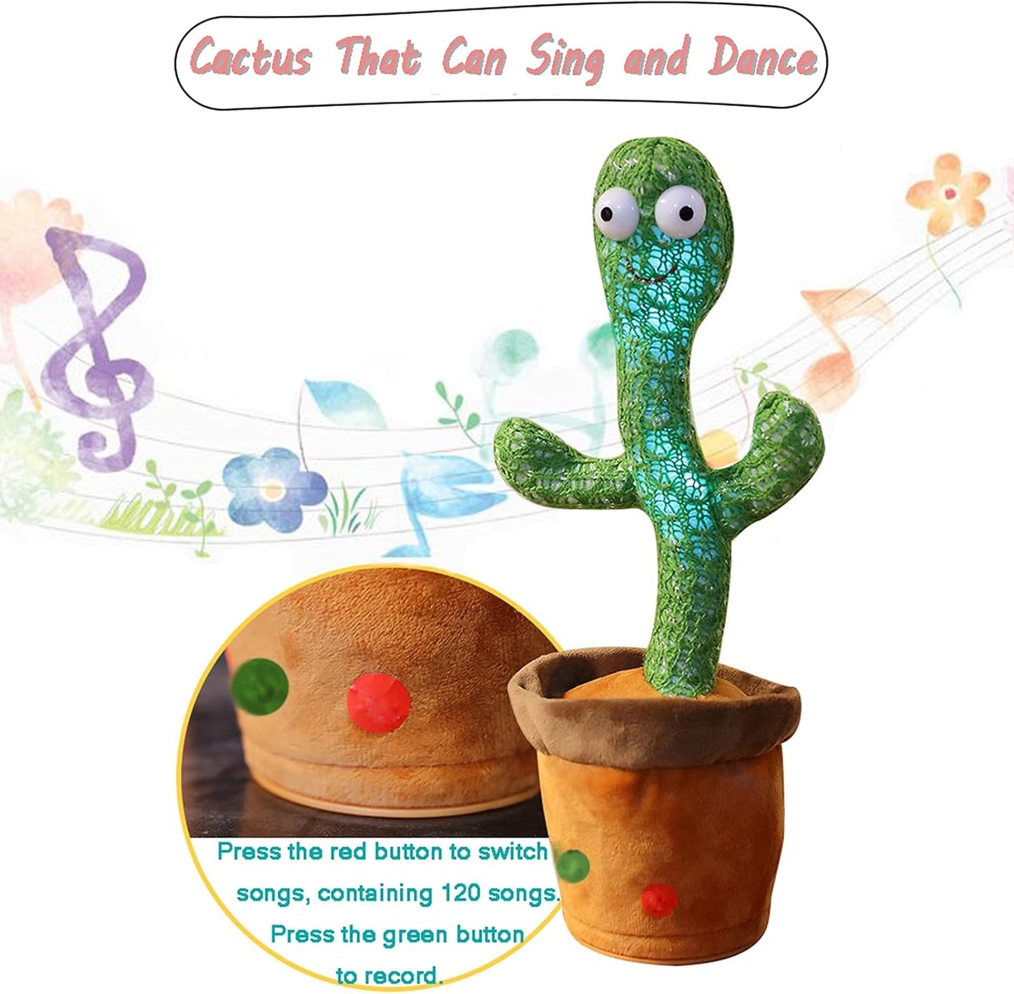 Cactus Singing Plush Toy