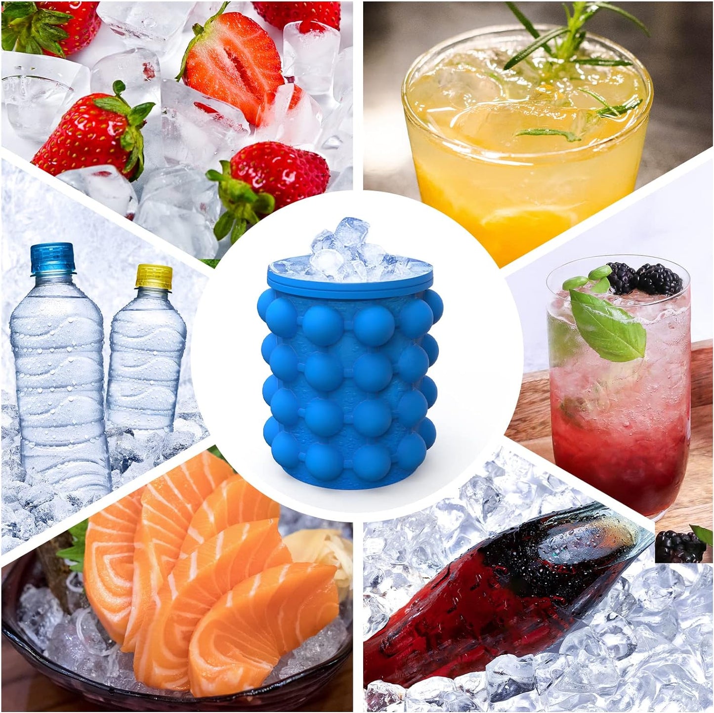 Silicone Ice Cube Maker Portable and Beer Cabinet