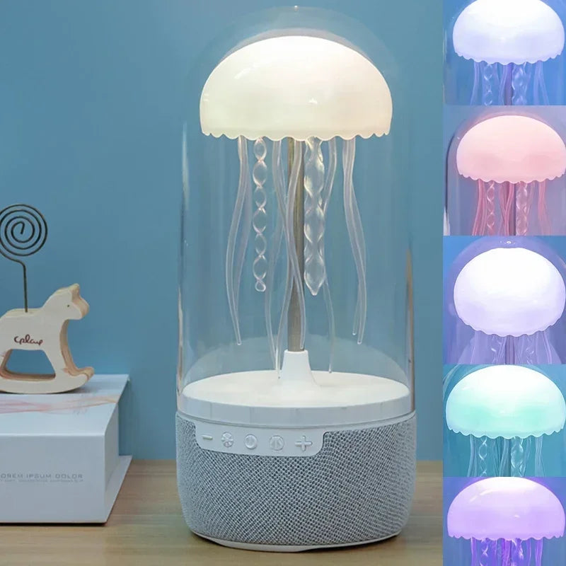 Jellyfish lamp with lights for home and offices, with Bluetooth Speaker