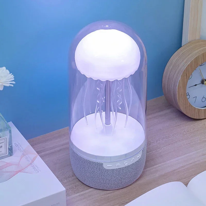 Jellyfish lamp with lights for home and offices, with Bluetooth Speaker