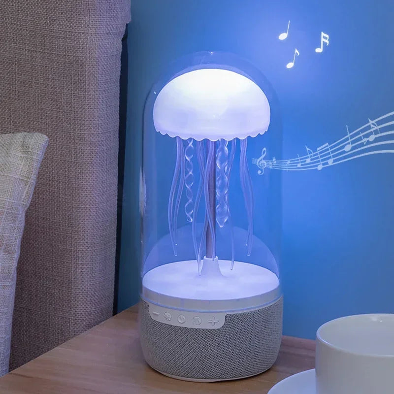 Jellyfish lamp with lights for home and offices, with Bluetooth Speaker