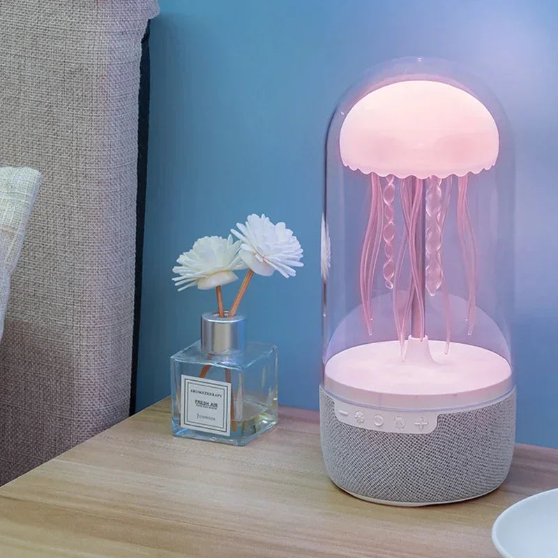 Jellyfish lamp with lights for home and offices, with Bluetooth Speaker